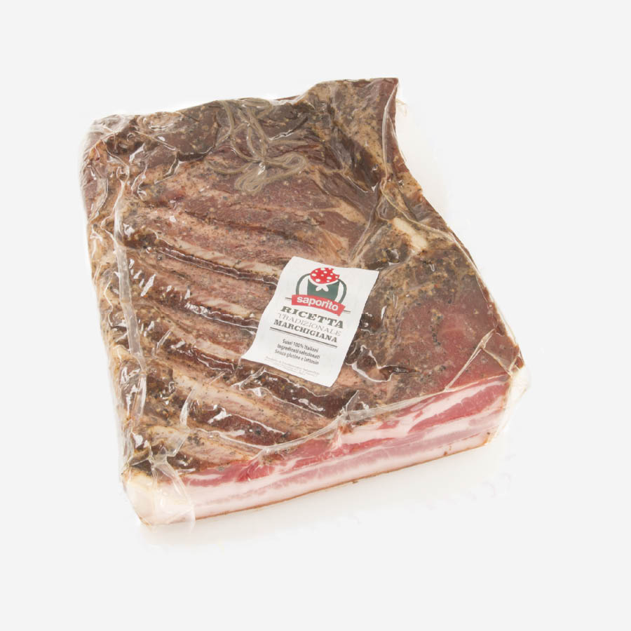 Smoked bacon Moja tipico Marchigiano